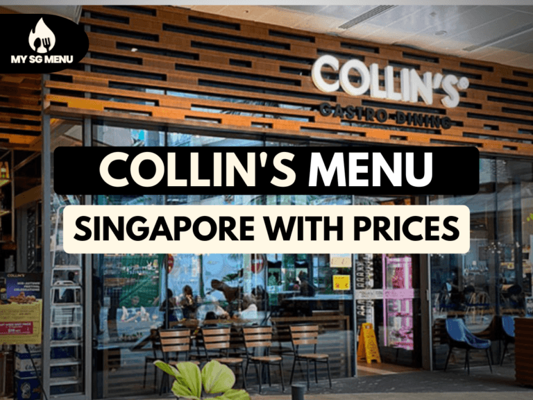 Collins Menu Singapore with Prices