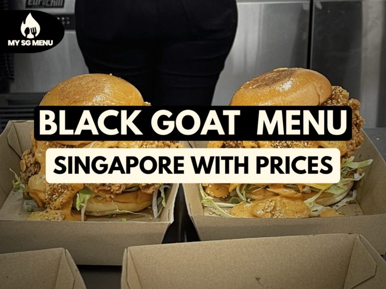 Black Goat Menu Singapore with Prices