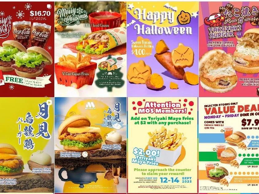 MOS Burger Menu Singapore with Prices — Updated 2025