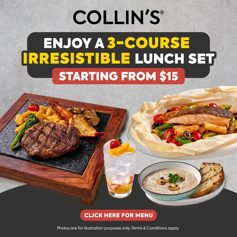 Collins Menu Singapore with Prices