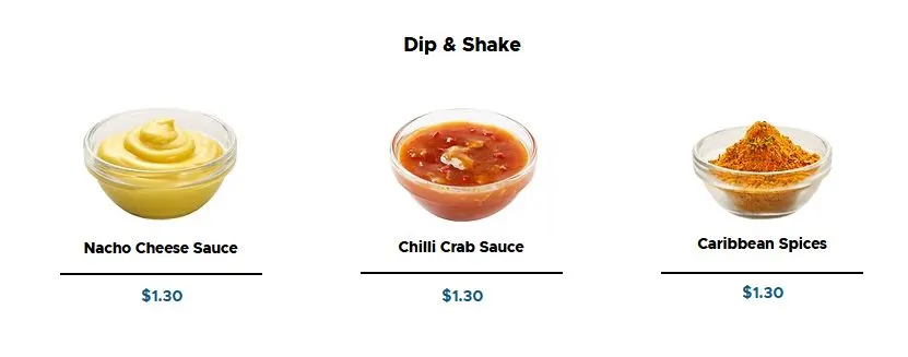 Long John Silver’s Menu Singapore with Prices