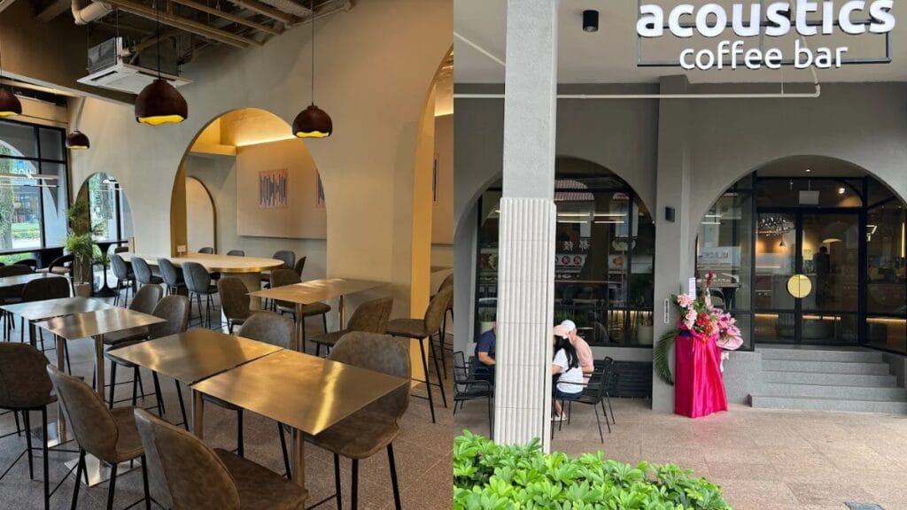 Acoustics Coffee Bar Neil Road Singapore - Lavender Tea Latte and Comfort Food Brunch - Best Coffee Bar