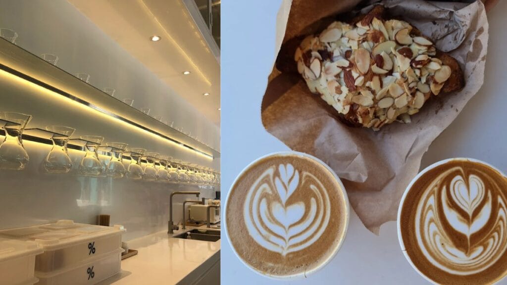 Arabica Coffee Arab Street Bugis Singapore - Minimalist Kyoto Coffee Shop Iced Spanish Latte - Best Premium Coffee Chain