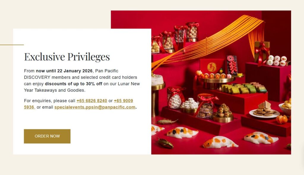 Hai Tien Lo Pan Pacific CNY reunion dinner festive menu deals