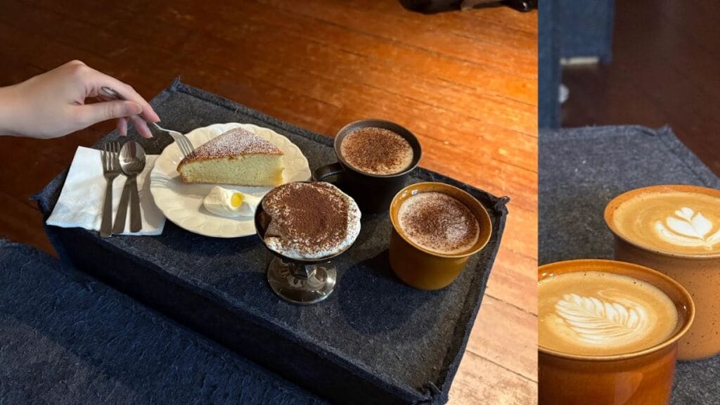 Ceres Haus Circular Road Boat Quay Singapore - Dark Moody Hidden Cafe Dirty Oat Chai and Madeleines - Aesthetic Coffee Shop