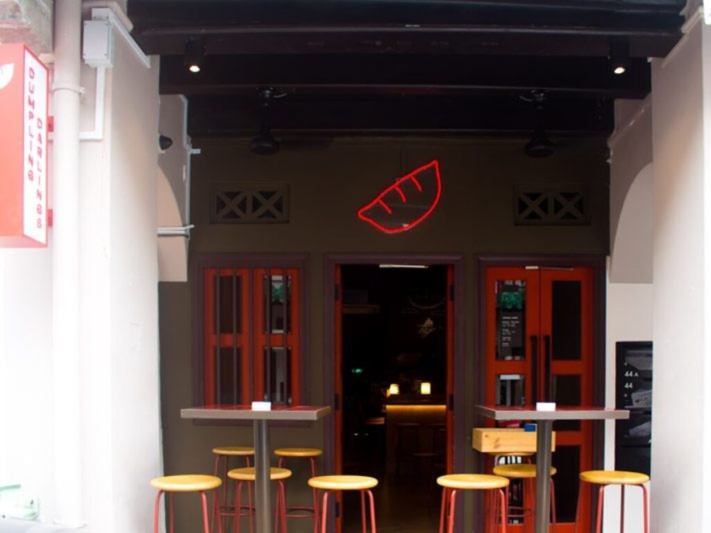 Braised Pork Noodles and dumplings at Dumpling Darlings Amoy Street – cheap lunch in Singapore CBD