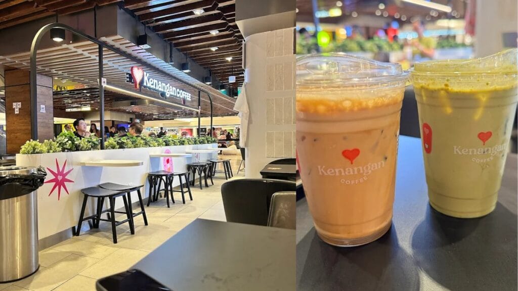 Kopi Kenangan Raffles City Singapore - Affordable Indonesian Coffee Kenangan Latte Gula Aren - Best Iced Coffee Chain