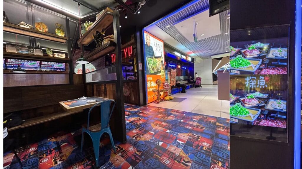 Jurong East Food: 20 Spots Worth The Queue 18 Skewers of crispy fried pork and seasoned jumbo eggplant sides at Tanyu Westgate, a high-energy Jurong East food spot.