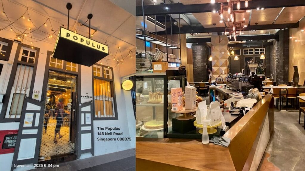 The Populus Neil Road Singapore - Premium CBD Brunch Seafood Linguine and Coffee Magic - Best Cafe Restaurant