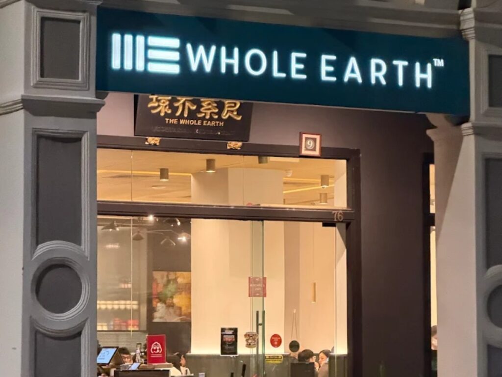 Whole Earth CNY reunion dinner in Singapore