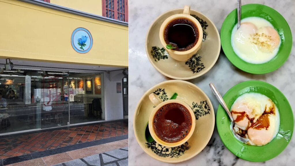 Ya Kun Kaya Toast Far East Square Singapore - Traditional Set A Kaya Toast and Kopi - Best Heritage Coffee Shop