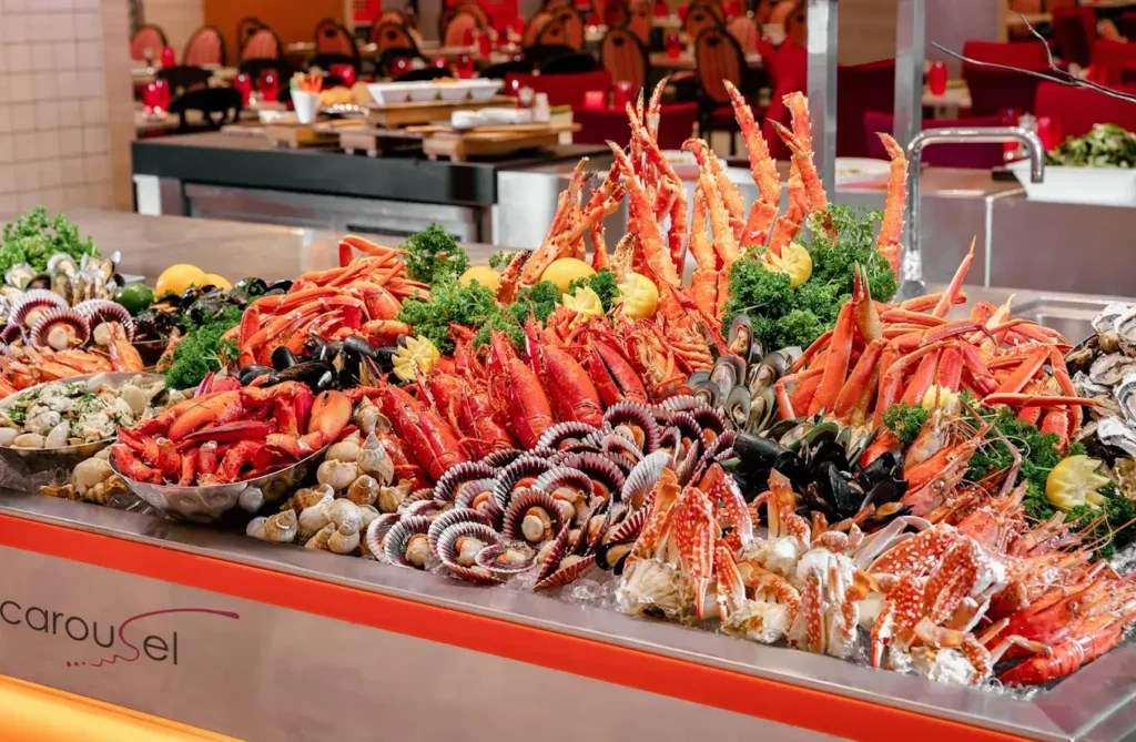 20 Best Buffets in Singapore (2026): Seafood, Hotel & 1-for-1 Deals 18 Carousel Buffet Restaurant (Royal Plaza on Scotts) Best Buffets in Singapore