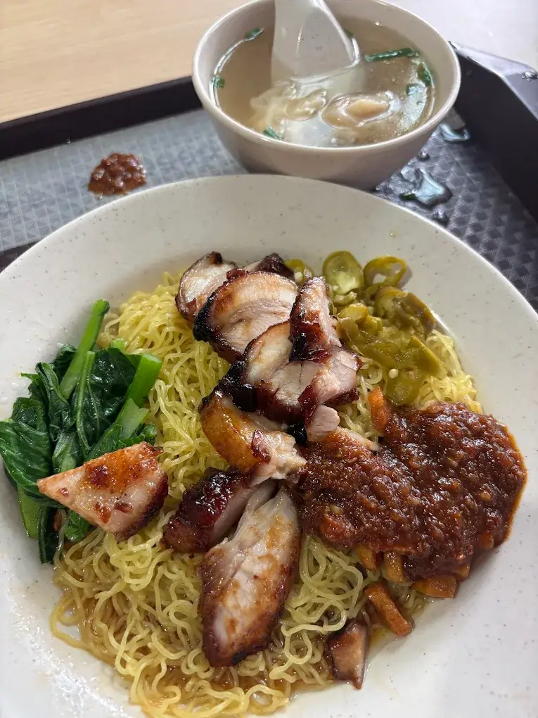 Jurong East Food: 20 Spots Worth The Queue 4 Thickly cut caramelized char siew and springy wanton mee from the iconic Fei Fei Jurong East food spot.