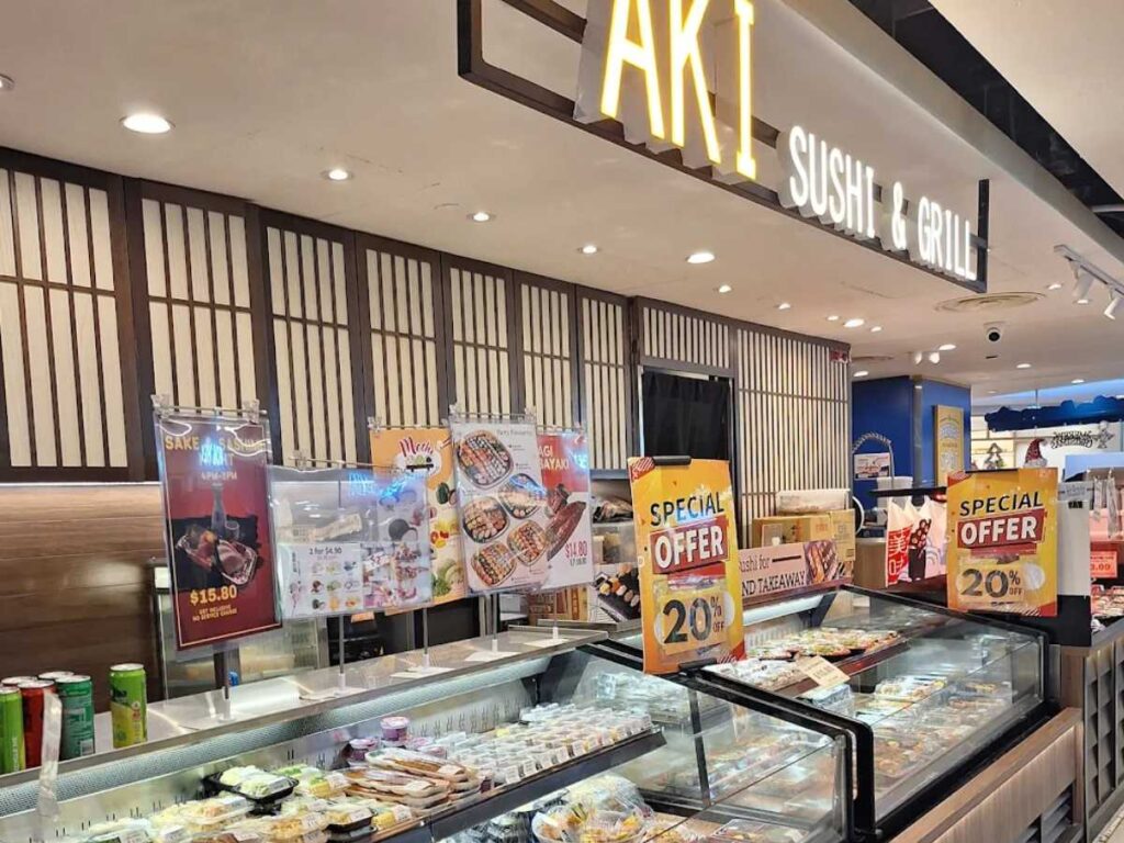 Aki Sushi & Grill sushi grill sets casual dining Plaza Singapura Food