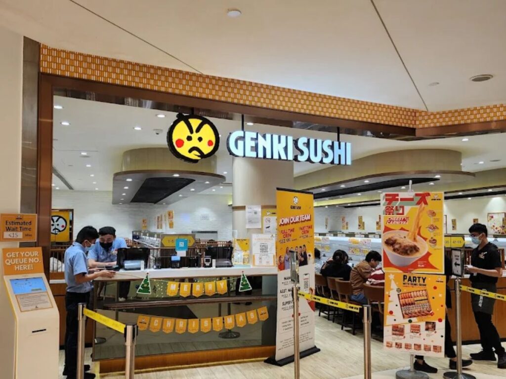 Genki Sushi – Fun Techy Sushi Experience | Tampines Mall Food