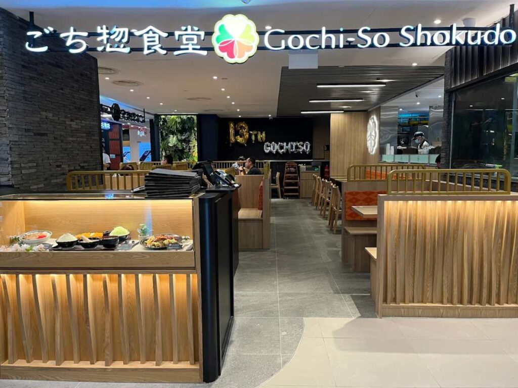 Gochi-So Shokudo donburi rice bowls Japanese interior Plaza Singapura Food