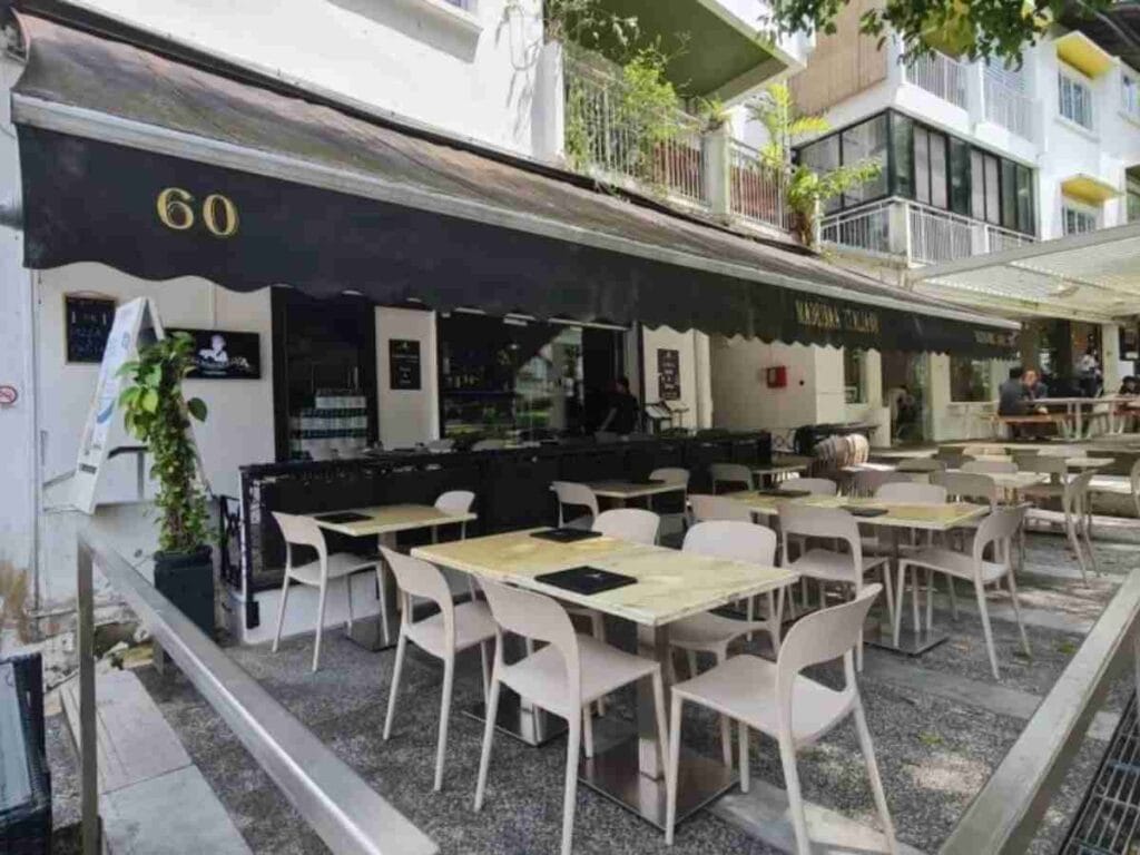 Madrinaa Italiano modern Italian dining ambience with handmade pasta dishes Holland Village Restaurants