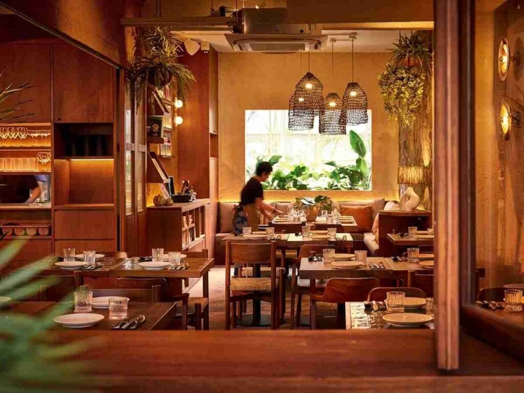 MyX modern Asian fusion plates and vibrant dining space Holland Village Restaurants