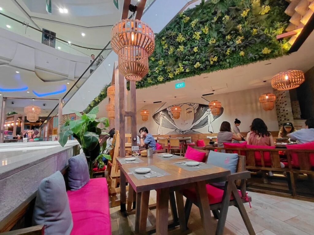 Paper Rice Vietnamese Kitchen rice bowls Vietnamese dishes and modern interior Plaza Singapura Food