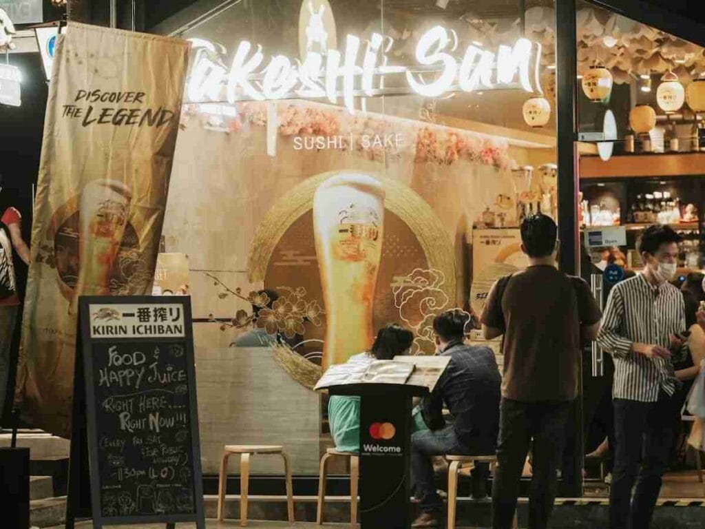 Takeshi-San Izakaya Japanese skewers sushi and cozy bar seating Holland Village Restaurants