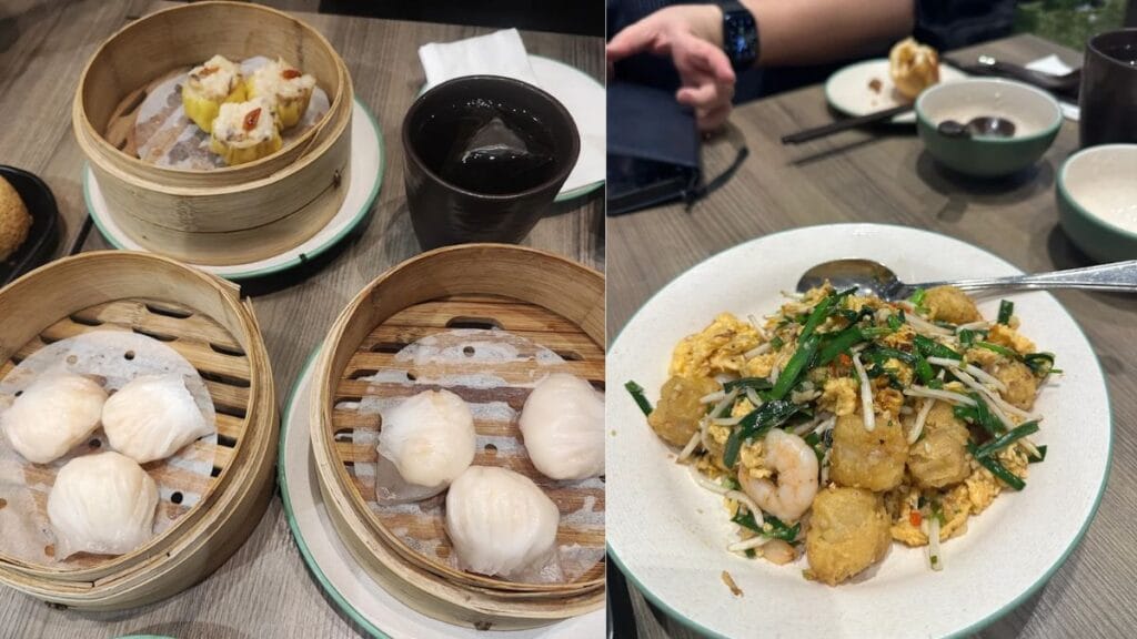 Famous Baked BBQ Pork Buns served at Tim Ho Wan, iconic Plaza Singapura food.