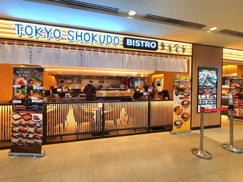 Tokyo Shokudo halal Japanese rice bowls and modern interior Plaza Singapura Food