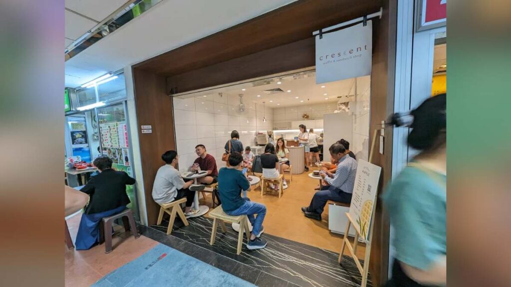 Fortune Centre Food Guide (2026): 35 Best Places to Eat 25 Crescent Waffle & Sandwich Shop: Fresh Pandan Waffles and Black Sesame Fillings.