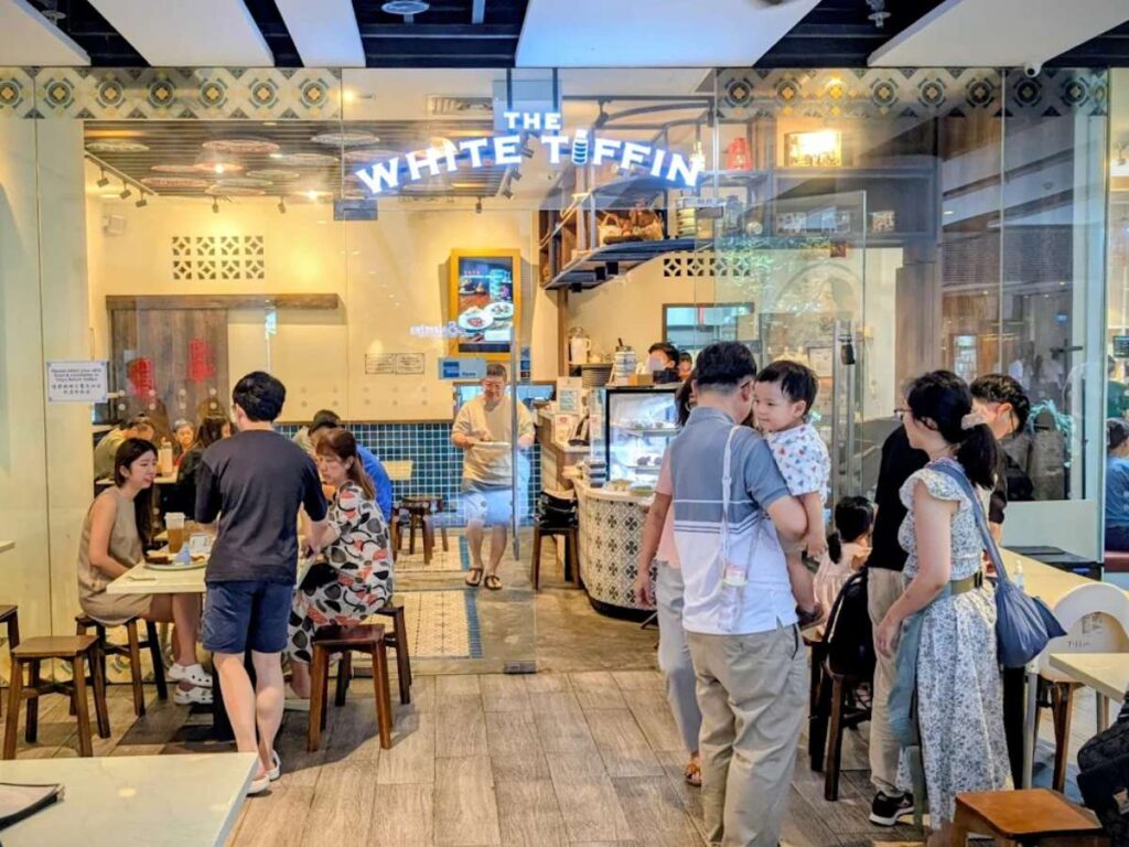 Woods Square Food Guide (2026): 20+ Best Restaurants & Halal Eats 10 The White Tiffin – Peranakan and local dishes served in a calm, cozy cafe setting.
