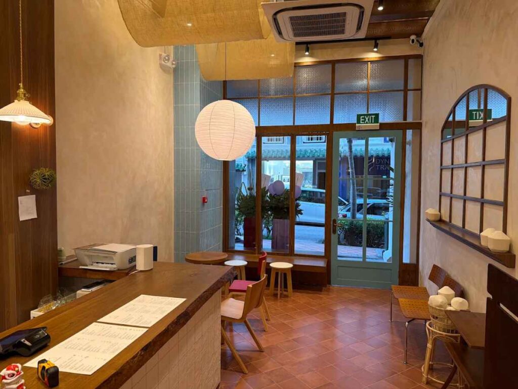 cococean tropical cafe drinks and aesthetic seating – Tanjong Pagar Food Guide
