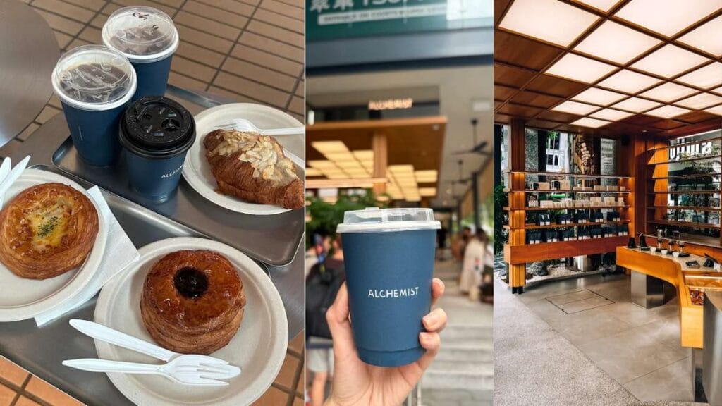 Alchemist The Heeren yuzu lemon danish specialty coffee Orchard Singapore breakfast orchard
