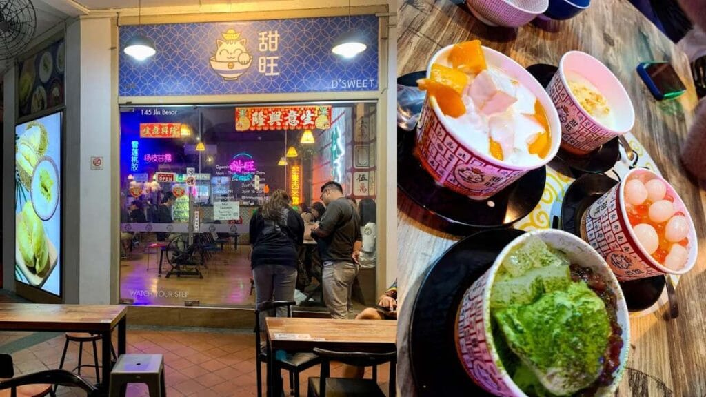 Tian Wang: Mahjong-themed durian mango sago dessert open after midnight - Best Dessert in Singapore   