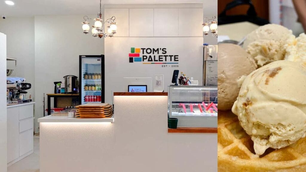 Tom’s Palette: Quirky and creative ice cream flavors platter at Bugis artsy cafe - Best Dessert in Singapore   