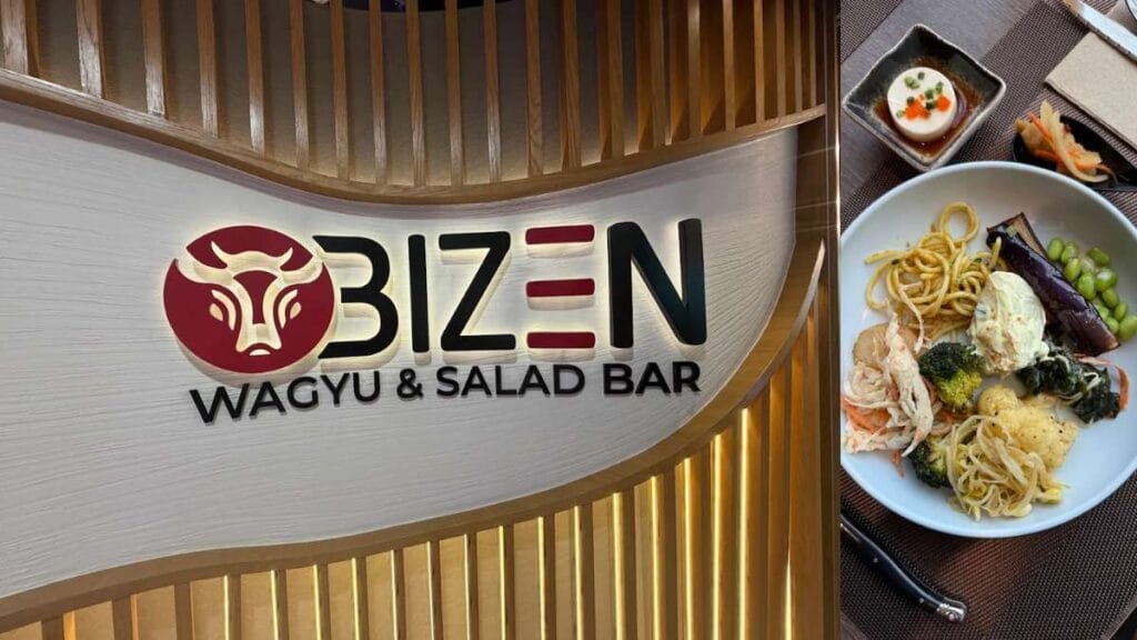 Bizen Okayama Wagyu Steakhouse: Premium Wagyu steaks served on sizzling hot plates at Bizen Okayama - Plaza Singapura Cafe