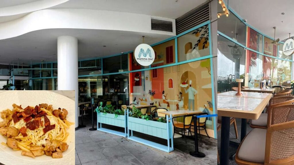 Mamma Mia Trattoria e Caffe: Freshly prepared halal-certified pasta and artisanal pizza served in a modern, cozy Italian trattoria setting.
