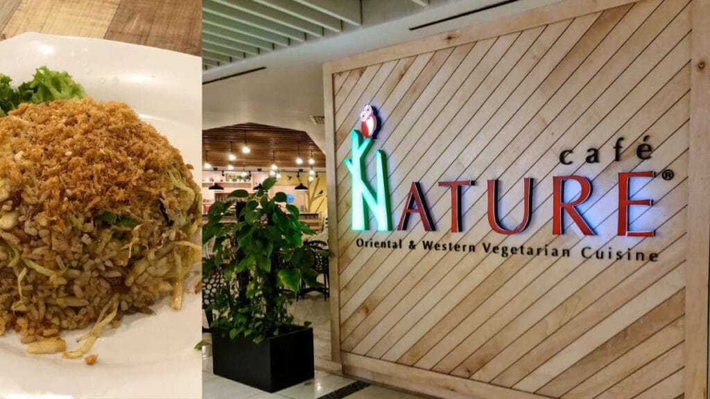 Suntec City Food Guide (2026): 25 Best Places to Eat, Halal, Cheap & Hidden Gems 18 Nature Cafe: Asian vegetarian stone pot monkey head mushroom Suntec City Food