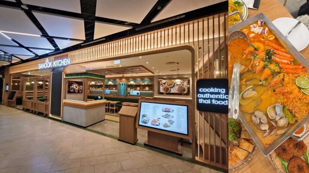 Sanook Kitchen: Authentic Thai green curry and spicy tom yum soup served in traditional bowls at Sanook Kitchen.