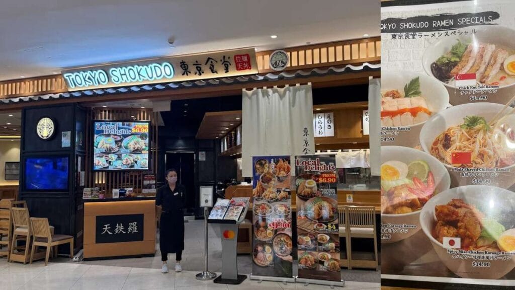 Tokyo Shokudo: Halal-certified Japanese ramen bowls and crispy tempura sets served at Tokyo Shokudo.