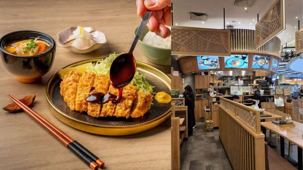 Tonkatsu ENbiton crispy pork cutlet meals at Changi City Point Singapore Changi City Point Food Guide