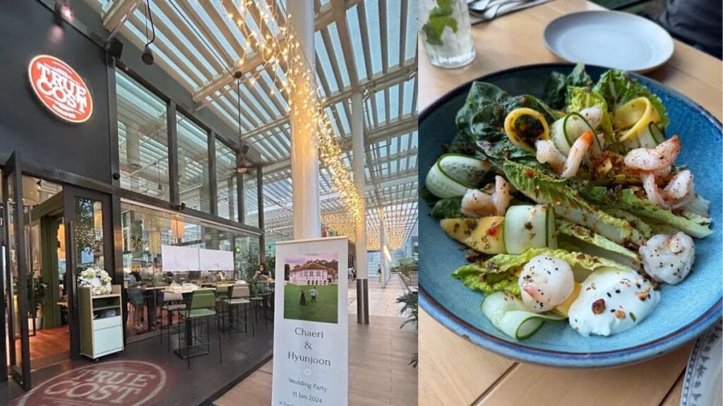 Suntec City Food Guide (2026): 25 Best Places to Eat, Halal, Cheap & Hidden Gems 21 True Cost: Rooftop dining view with affordable European food Suntec City Food