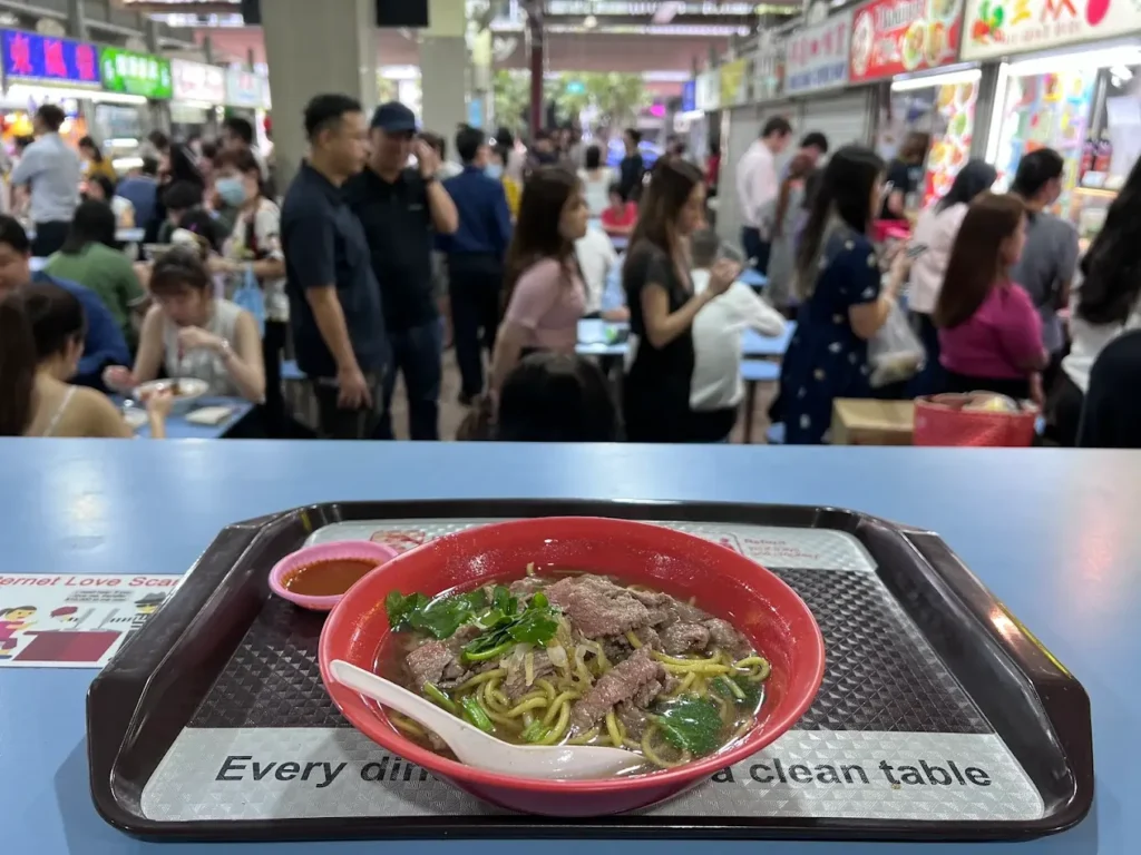 Hong Kee Beef Noodle amoy street food centre singapore