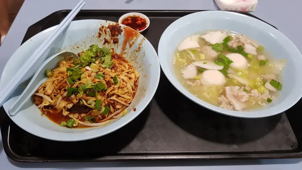 Ah Ter Teochew Fishball Noodles amoy street food centre singapore
