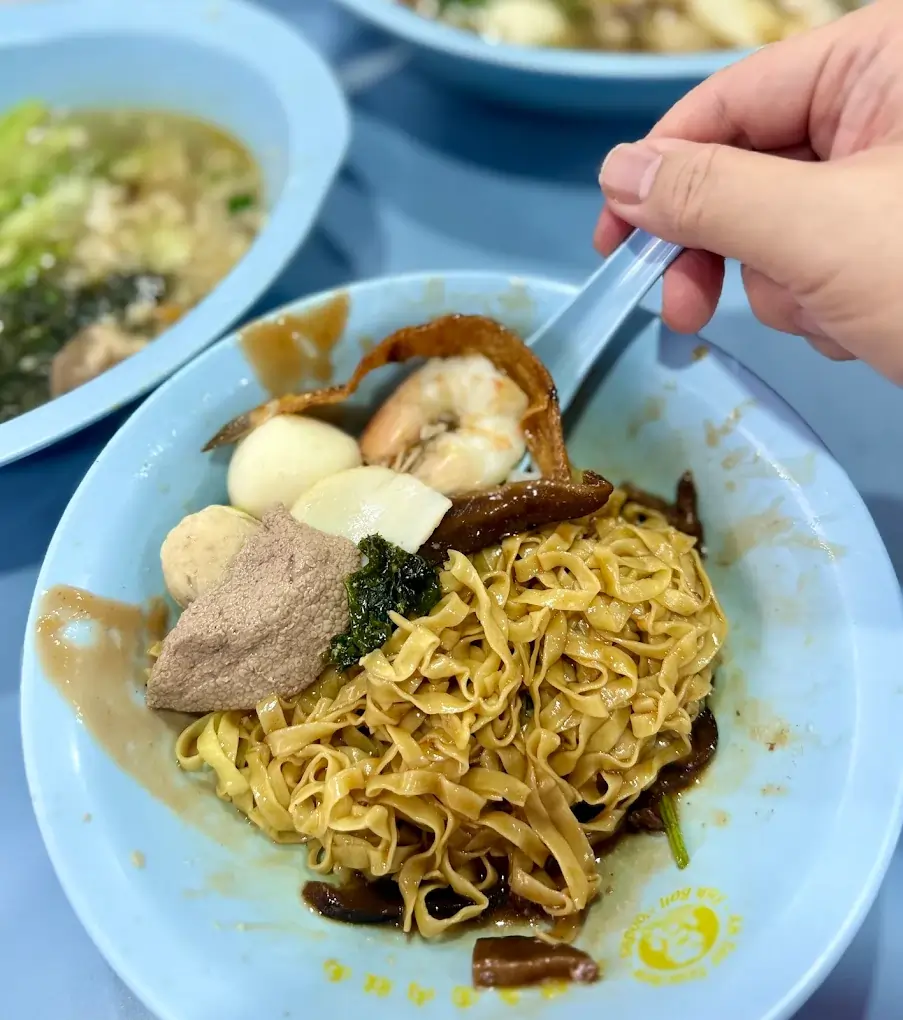 Ah Ter Teochew Fishball Noodles amoy street food centre singapore
