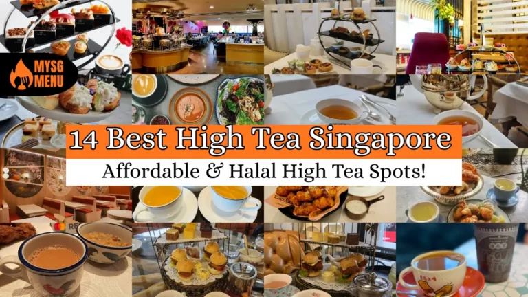 14 Best High Tea Singapore (2026): Affordable & Halal High Tea Spots!