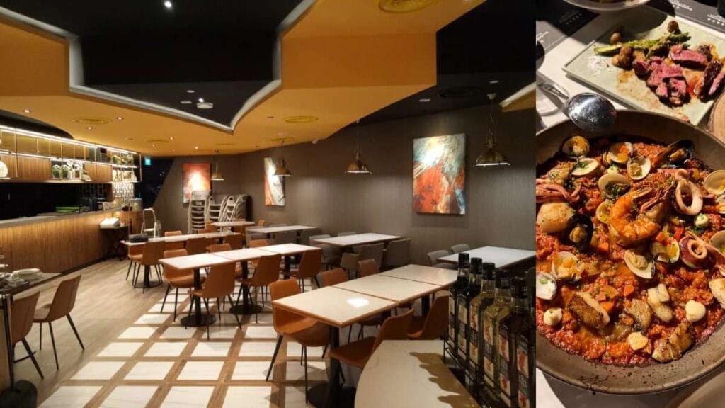 Halal-certified modern European charcoal-grilled steaks at ElFuego Jewel