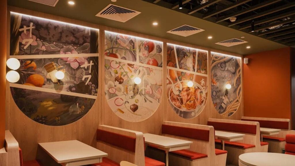 Gyutan-Tan (Takashimaya): Japanese high tea tree stand with binchotan grilled meat sliders and alcoholic tiramisu for the best high tea Singapore.  