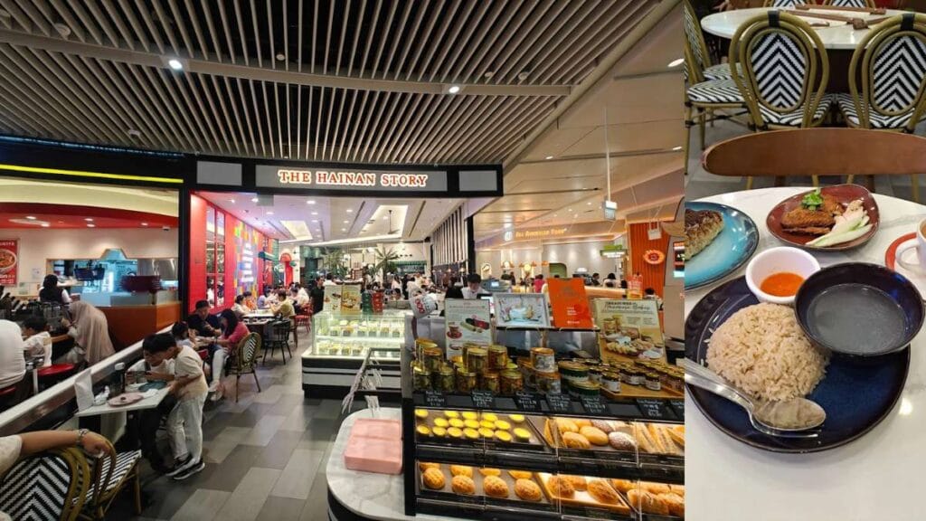 Traditional Hainanese breakfast and coffee at Hainanese Story Chapter Two Jewel