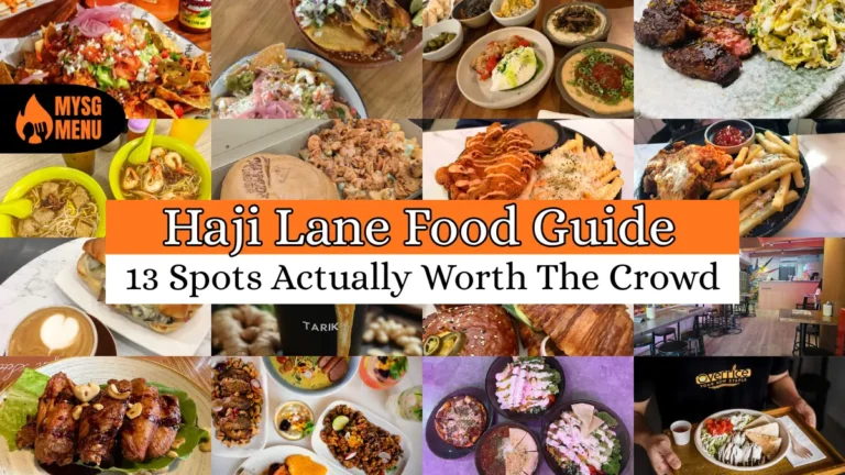Haji Lane Food Guide: 13 Spots Actually Worth The Crowd