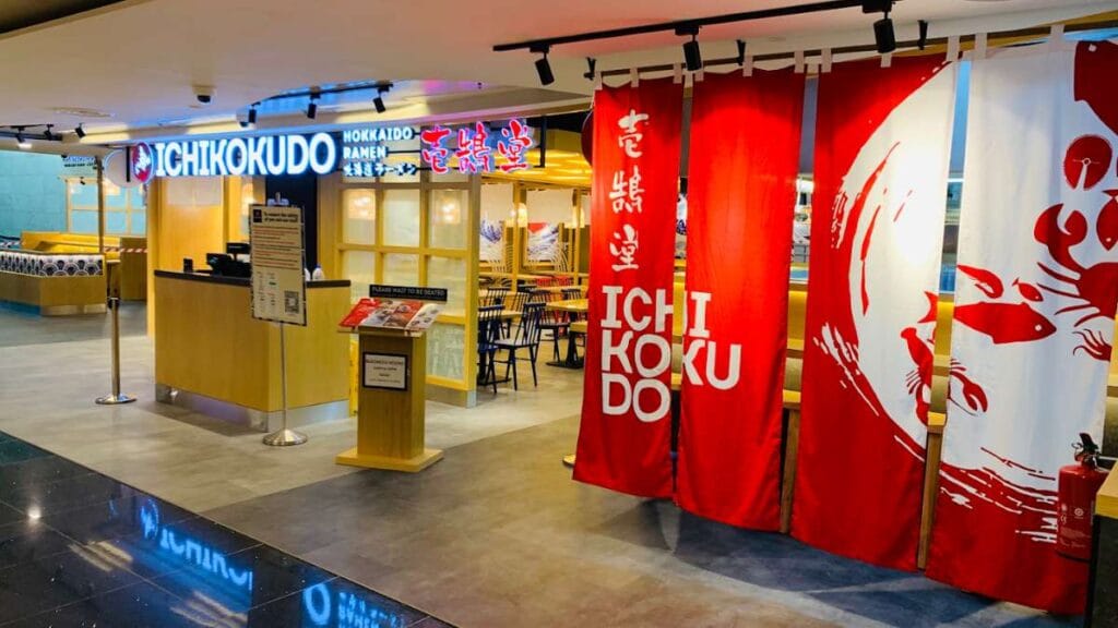 Halal-certified Hokkaido ramen and seafood broth at Ichikokudo Jewel