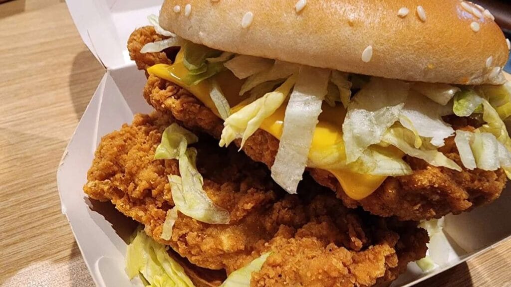 Iconic burgers and fries at the McDonald’s Jewel Changi outlet