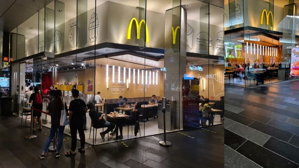 McDonalds Metropolis: "Halal McDonalds fast food branch at Metropolis Tower 1 near Star Vista 01-08"